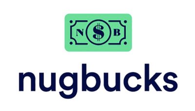 Nugbucks logo with a dollar bill above the word NUGBUCKS